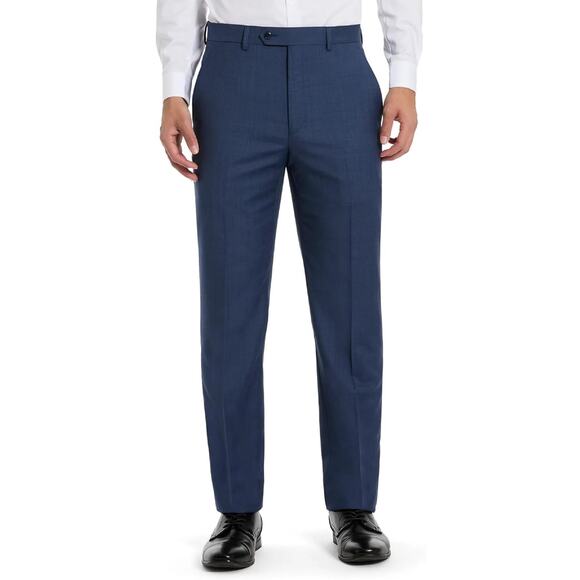 Michael Kors Men's Light Blue Wool Stretch Classic-Fit Suit Pants Size 44W 30L - Picture 1 of 5